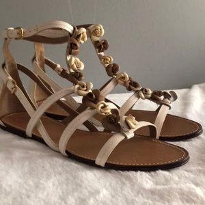 Tory Burch NWOT Gladiator Sandal Floral Sz10